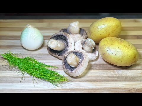 Se hai Patate e Funghi devi Assolutamente Provare questa Ricetta Deliziosa, Facile e Veloce !!
