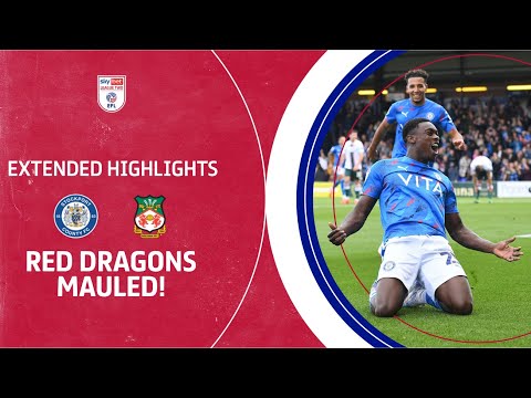 RED DRAGONS MAULED! | Stockport County v Wrexham extended highlights