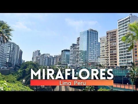 Miraflores Lima Peru 2025  Most BEAUTIFUL and Modern District 🇵🇪 | Parks, Cliffs & Stunning Views