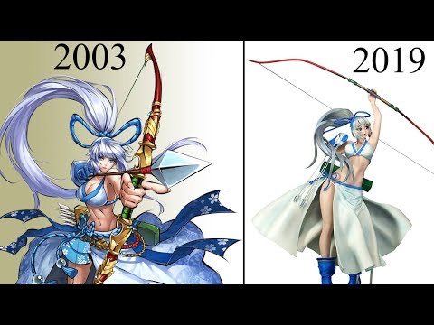Evolution of  MINA MAJIKINA (Samurai Shodown)