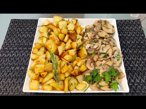 PATATE e FUNGHI per un CONTORNO SFIZIOSO - Facile e Veloce