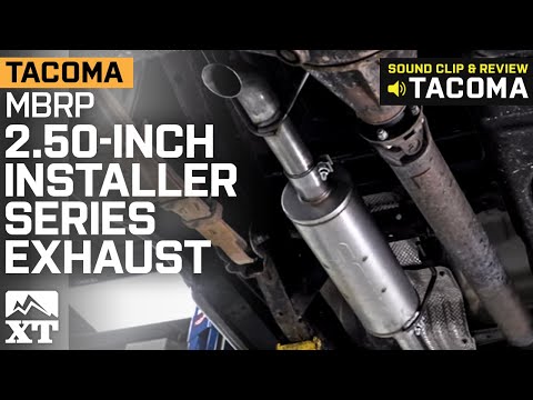 2005-2015 Tacoma 4.0L V6 MBRP 2.50" Installer Series Exhaust System; Turn Down Sound Clip & Review