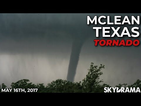 Long-Lived Tornado Near McLean, Texas
