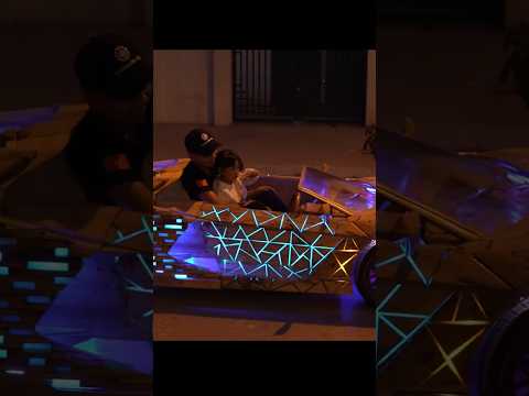 Construction d'une Lamborghini Revuelto en bois . #automobile #voiture #innovation