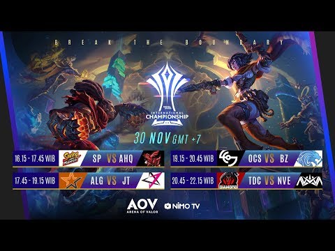 AIC 2018 Thailand Group Stage - 30 Nov - Garena AOV (Arena of Valor)
