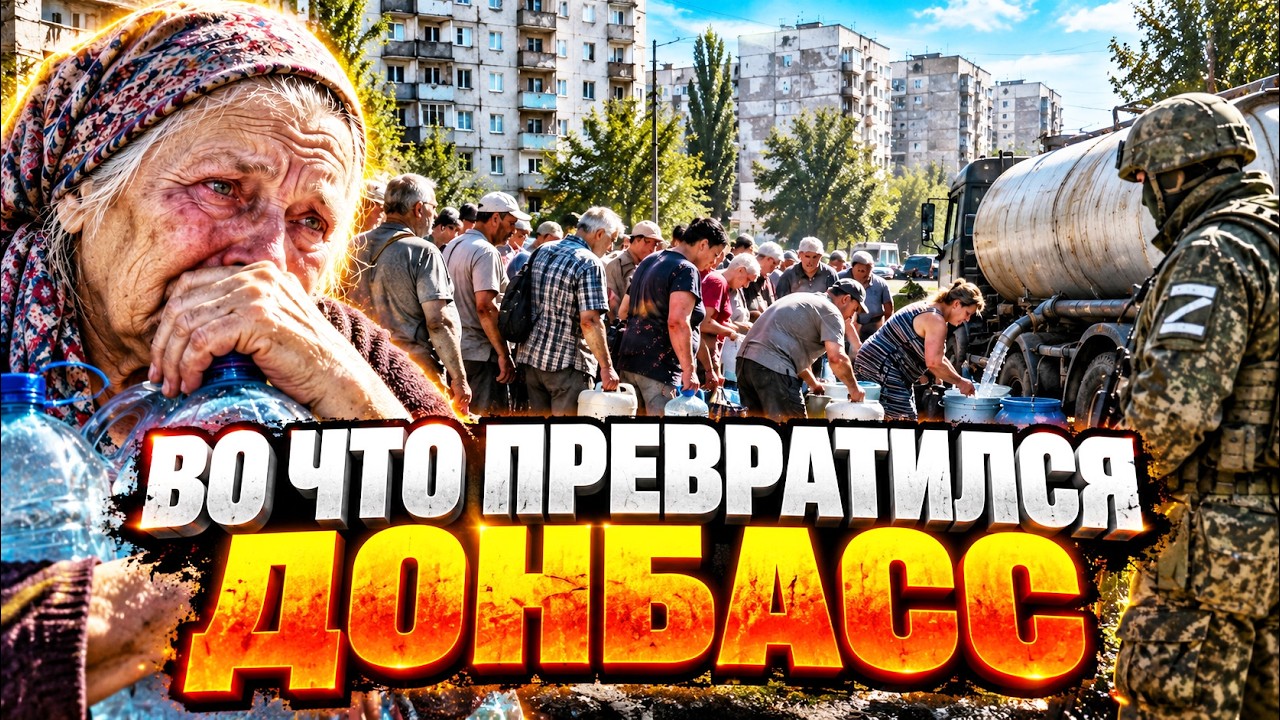 ⭕️ КАТАСТРОФА ДОНБАССА! Дончане пьют из луж и проклинают Путина! ВСЯ ПРАВДА 