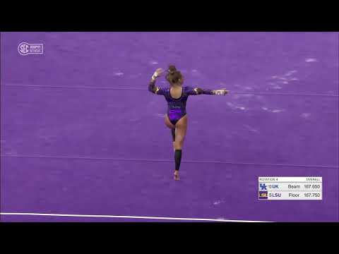 KJ Johnson (LSU) Floor 2022 vs Kentucky 9.800