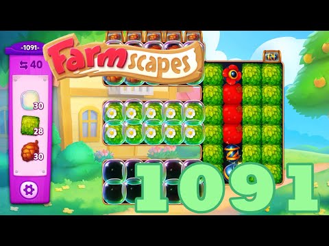 Farmscapes Level 1091 HD Gameplay Walkthrough | 3 - match game | android | ios | pc | app