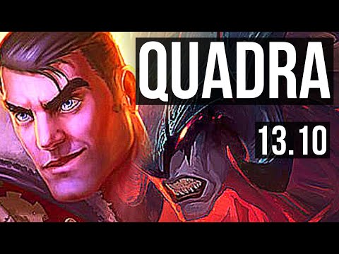 JAYCE vs AATROX (TOP) | Quadra, 66% winrate, Legendary | KR Master | 13.10