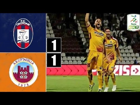 CROTONE-CITTADELLA 1-1 MARRONE ILLUDE LUPPI PAREGGIA