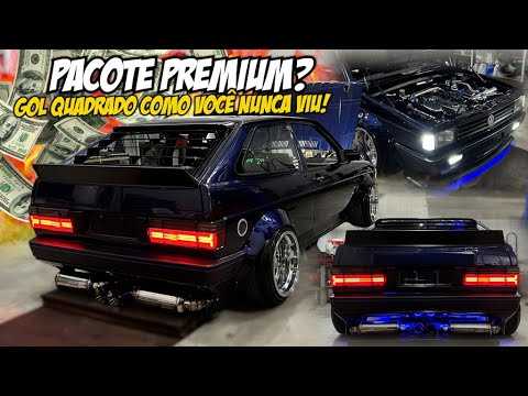 GOL QUADRADO 2023? LANTERNA LED - TETO SOLAR - TURBO - RODAS TALA 10 - FENDERS - PINTURA ESPECIAL
