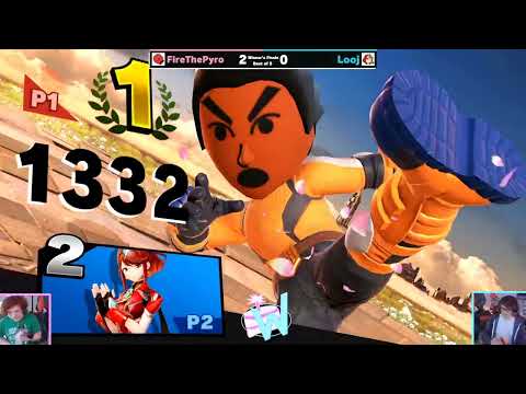 FireThePyro (Mii Brawler) vs looj (Pyra/Mythra) Winners Finals WnC HTC #21
