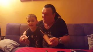 Курбан с внуком зажигают