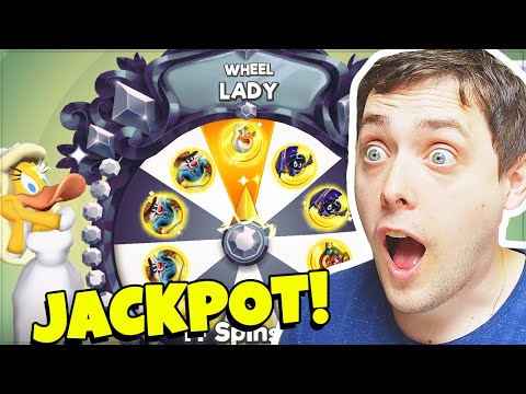 HUGE Fair Lady MELLISA WHEEL SPIN OVER 40 GOLDEN TICKET JACKPOT! - Looney Tunes World of Mayhem
