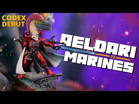 NEW Aeldari vs Space Marines - Warhammer 40k Battle Report