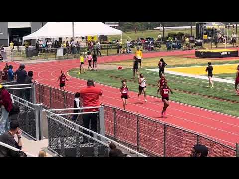 13-14 Girls  - 200M (Heat 1) - Jr Highlanders Meet (6-17-23