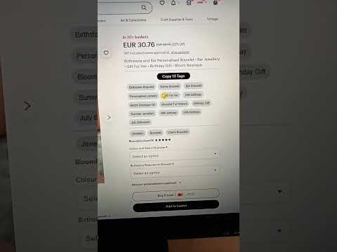 Etsy Listing Tags HACK