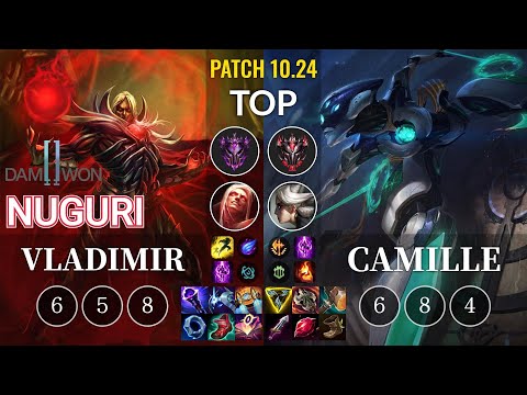 DWG Nuguri Vladimir vs Camille Top - KR Patch 10.24
