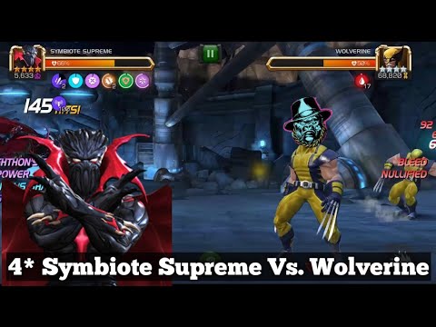 4 star Symbiote Supreme Vs. Wolverine [ROL] Marvel Contest of Champions