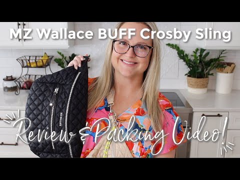 MZ WALLACE | Buff Crosby Sling Bag Review & Packing! | GatorMOM