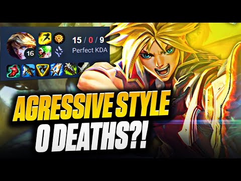 Play aggressive and still have ZERO DEATHS!? (Challenger Ezreal Full Gameplay)