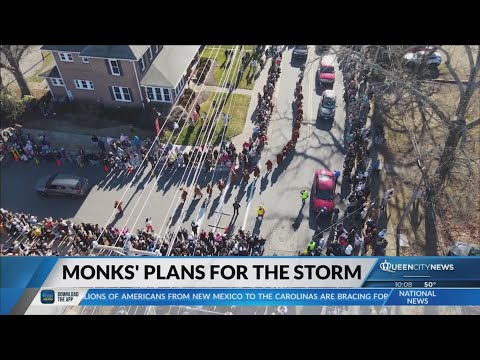 Buddhist monks make winter weather plans as they walk through North Carolina