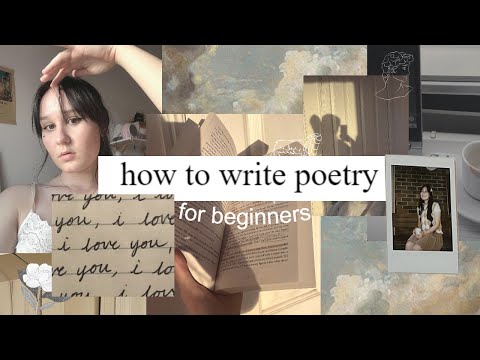 how to write poetry for beginners 📜🪶(my 4 step poem process) + writing tips