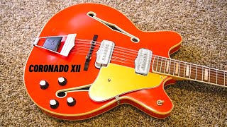 Video thumbnail for 1967 Fender Coronado XII….. WAY TOO HARD by every single guitars.