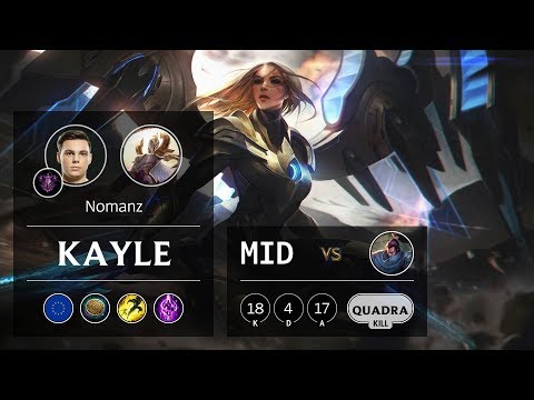 Kayle Mid vs Yasuo - EUW Master Patch 9.6