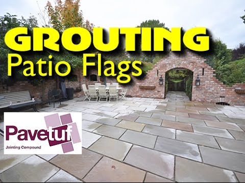 Grouting with pavetuf jointing compound