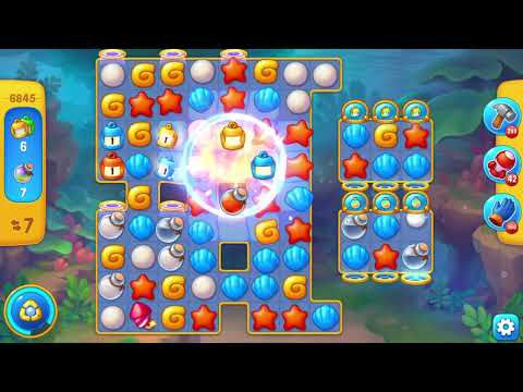 Fishdom 6845 Level - 15 moves - NO BooSTERS