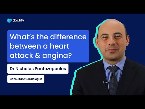What's the difference between heart attack & angina? Cardiologist Dr Nicholas Pantazopoulos Explains