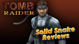 Deep Fake Solid Snake Plays Tomb Raider