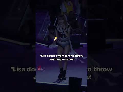 That's why Lisa threw the labubu back!🫢🫢 #blackpink