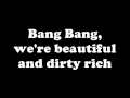 Lady GaGa - Beautiful Dirty Rich - Lyrics on screen ...