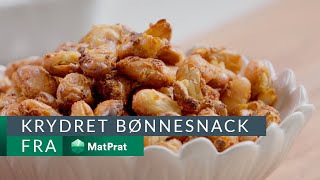 Krydret bønnesnacks