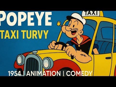 Popeye | Taxi Turvy | 1954 | Animation | Comedy