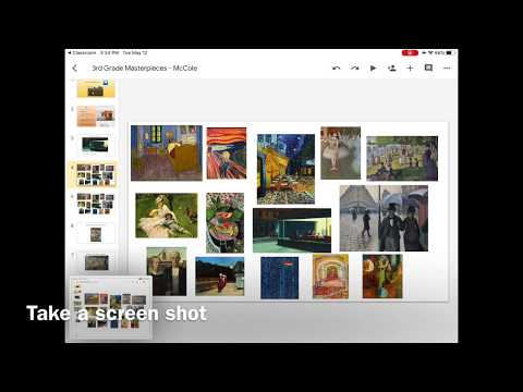 How to copy a painting for Masterpiece Project