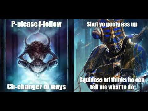 Tzeentch Loses His Simp To Rylanor | Warhammer 40K Meme