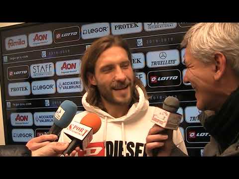 Andrea Razzitti al termine di L.R. Vicenza-Sudtirol