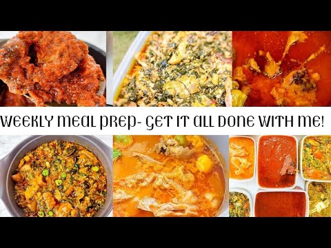 Summer Meal Prep With Me! Ghanaian Quick and Easy Healthy Meals