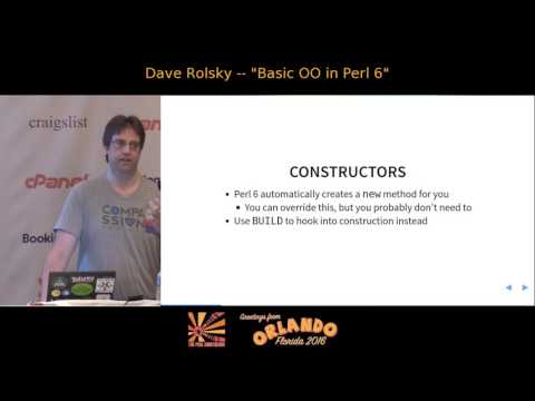 2016 - Basic OO in Perl 6‎ - Dave Rolsky