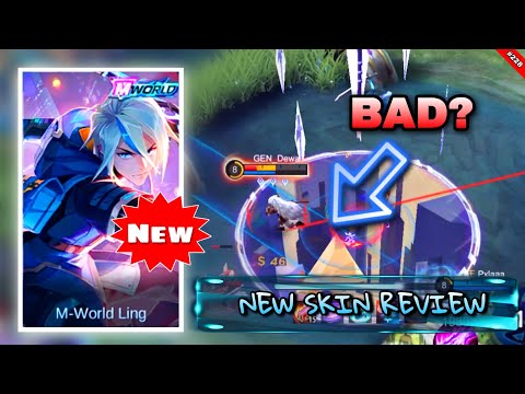 I DIDN'T BELIEVE UNTIL I TRIED THIS SKIN... | LING NEW M-WORLD SKIN GAMEPLAY REVIEW | MOBILE LEGENDS