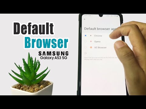 Samsung A53 5G | How To Change Default Browser