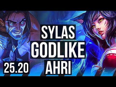 SYLAS vs AHRI (MID) | 1000+ games, Godlike | KR Grandmaster | 25.20