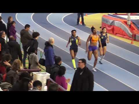 200M JUF/ F1/F2 - Championnats régionaux en salle Cadets Juniors  EAUBONNE 03/02/2018