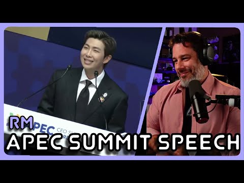 Director Reacts - RM of BTS - APEC Summit Speech 2025