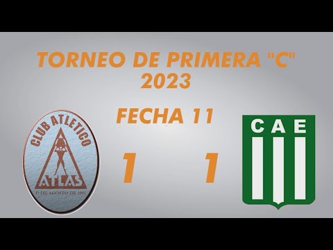 Primera "C" Campeonato 2023 - Fecha 11 - Atlas 1 Excursionistas 1 - Resumen