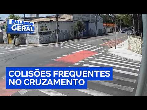 Acidentes frequentes em cruzamento do Socorro, bairro da zona sul de SP, preocupam moradores