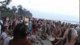 preview picture of video 'Goa Arambol beach party Jan'13'